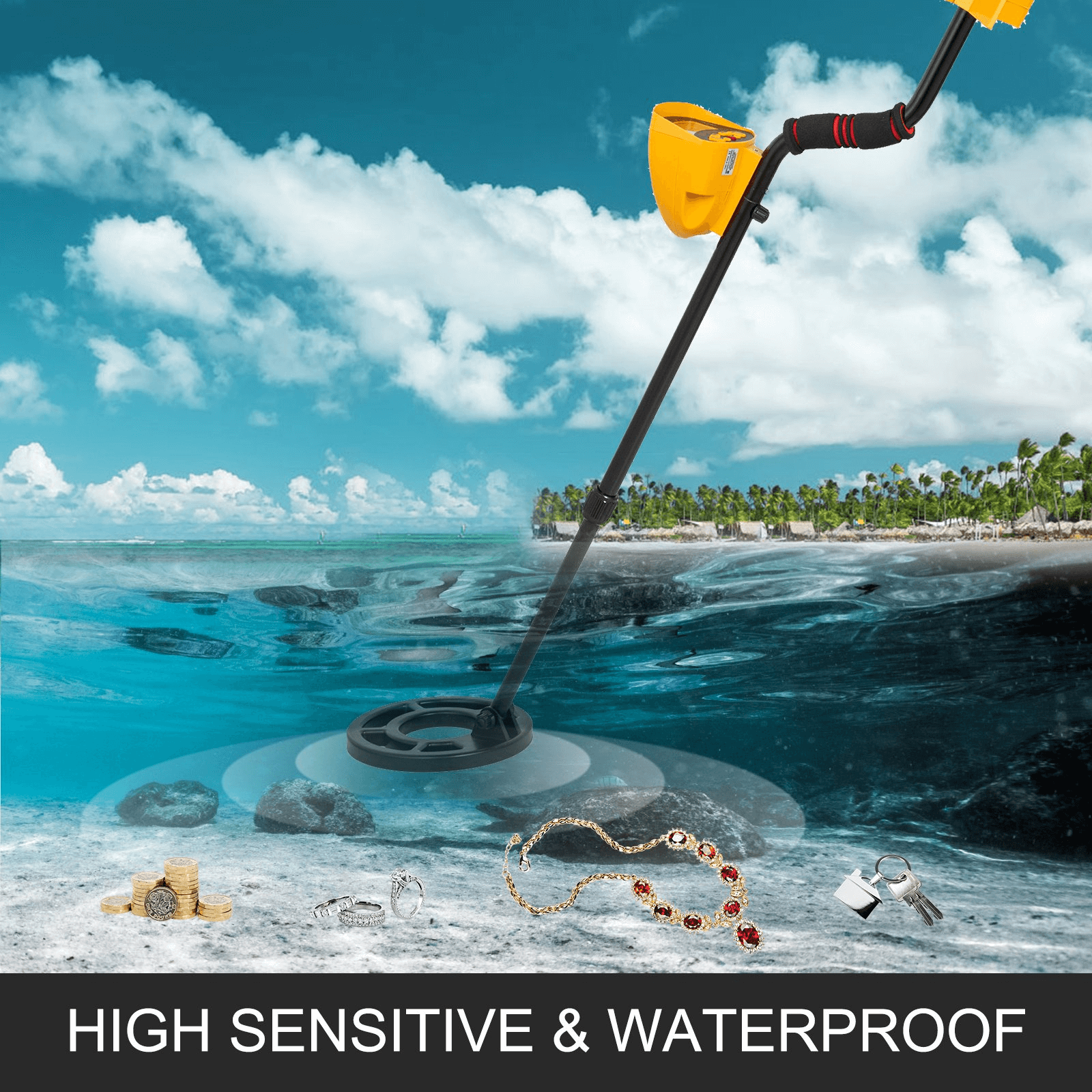 Waterproof Metal Detector for Underwater